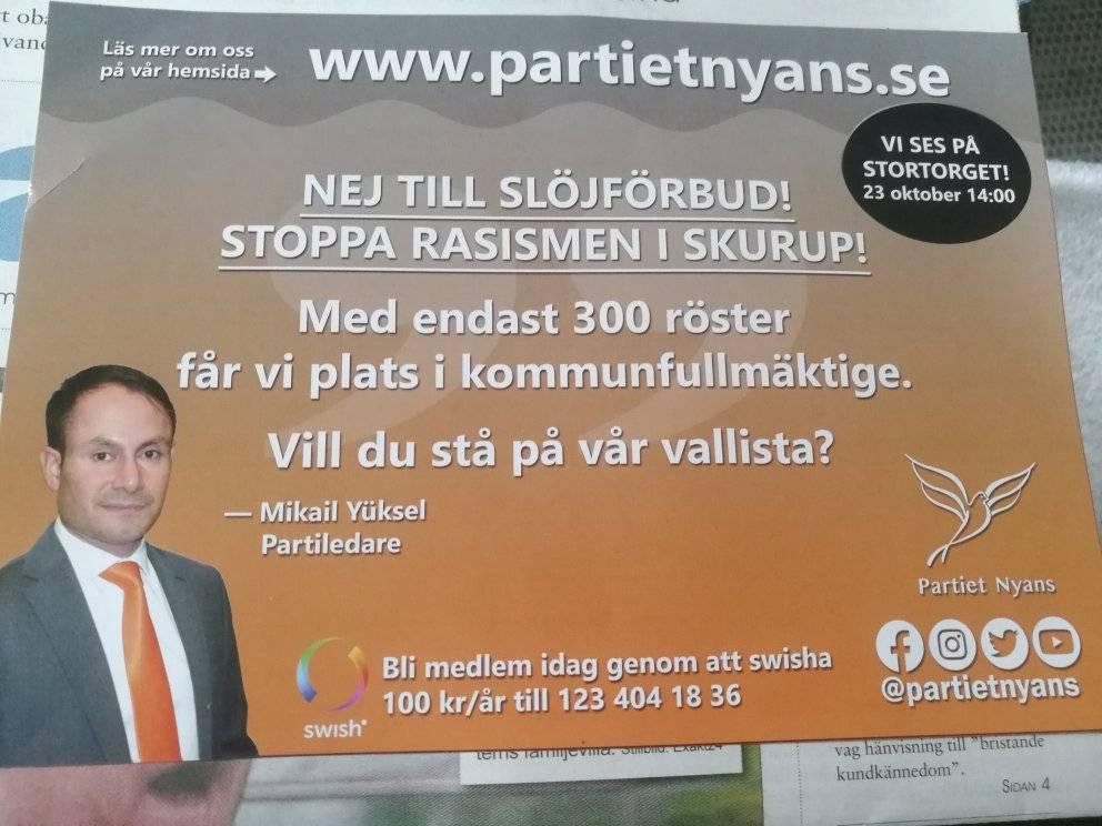 Partiet nyans - riksdagen